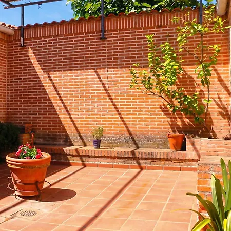 度假居 Charming House In With Terrace And Fireplace Castilblanco